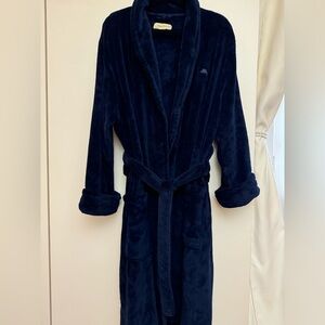 Tommy Bahama Robe Plush Navy L/XL